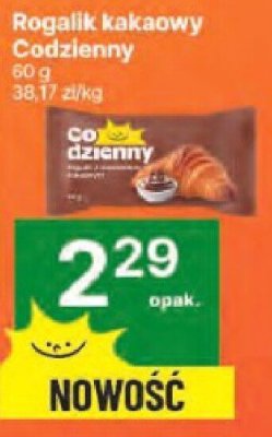 Rogalik kakaowy Codzienny 60 g promocja w Delikatesy Centrum