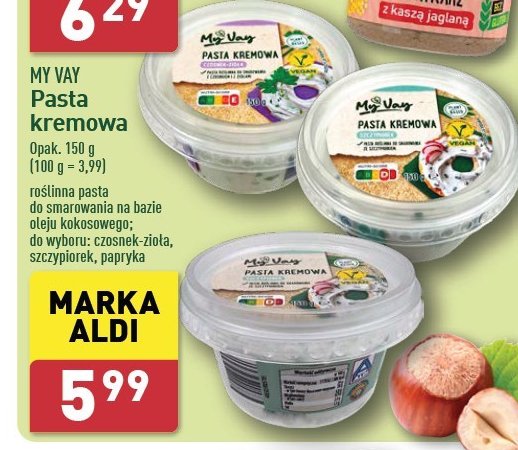 Pasta kremowa kanapkowa ze szczypiorkiem My vay promocja