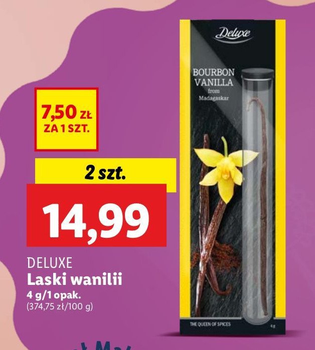 Laski wanilii Deluxe promocja