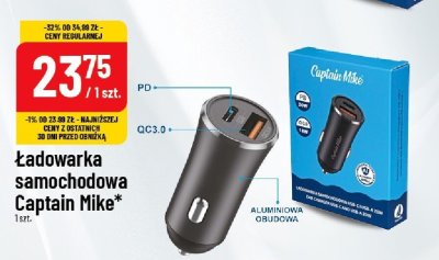 Ładowarka samochodowa Captain Mike promocja w POLOmarket