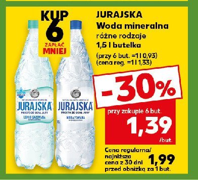 Woda niegazowana Jurajska promocja