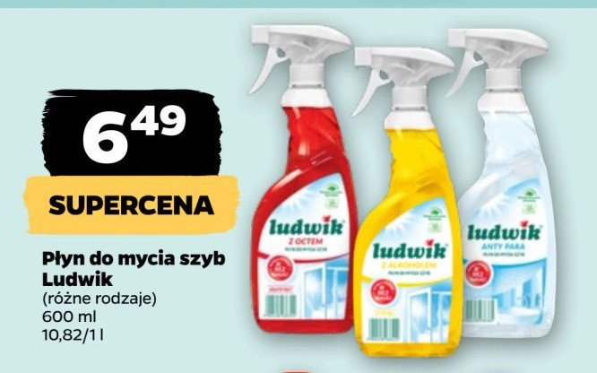 Płyn do szyb i luster anty para Ludwik promocja