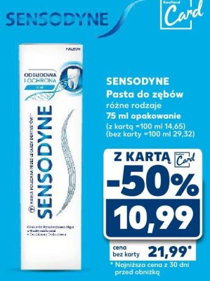 Pasta do zębów różne rodzaje  promocja w Kaufland