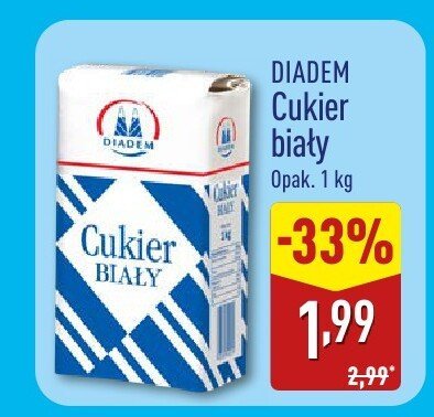 Cukier biały promocja w Aldi