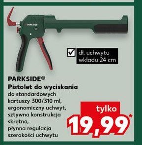 Pistolet do wyciskania Parkside promocja w Kaufland