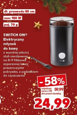 Elektryczny młynek do kawy 180 w Silvercrest promocja w Kaufland