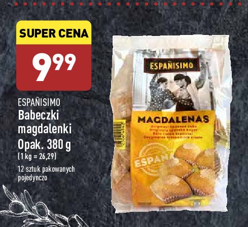 Babeczki magdalenki Espanisimo promocja