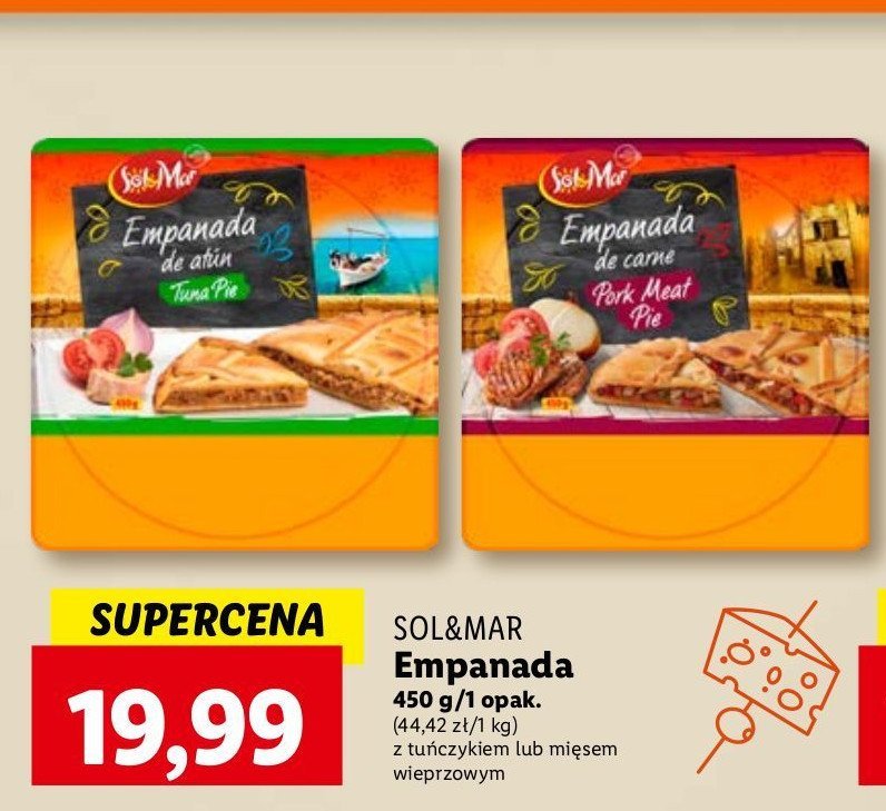 Empanada z tuńczykiem Sol&mar promocja w Lidl