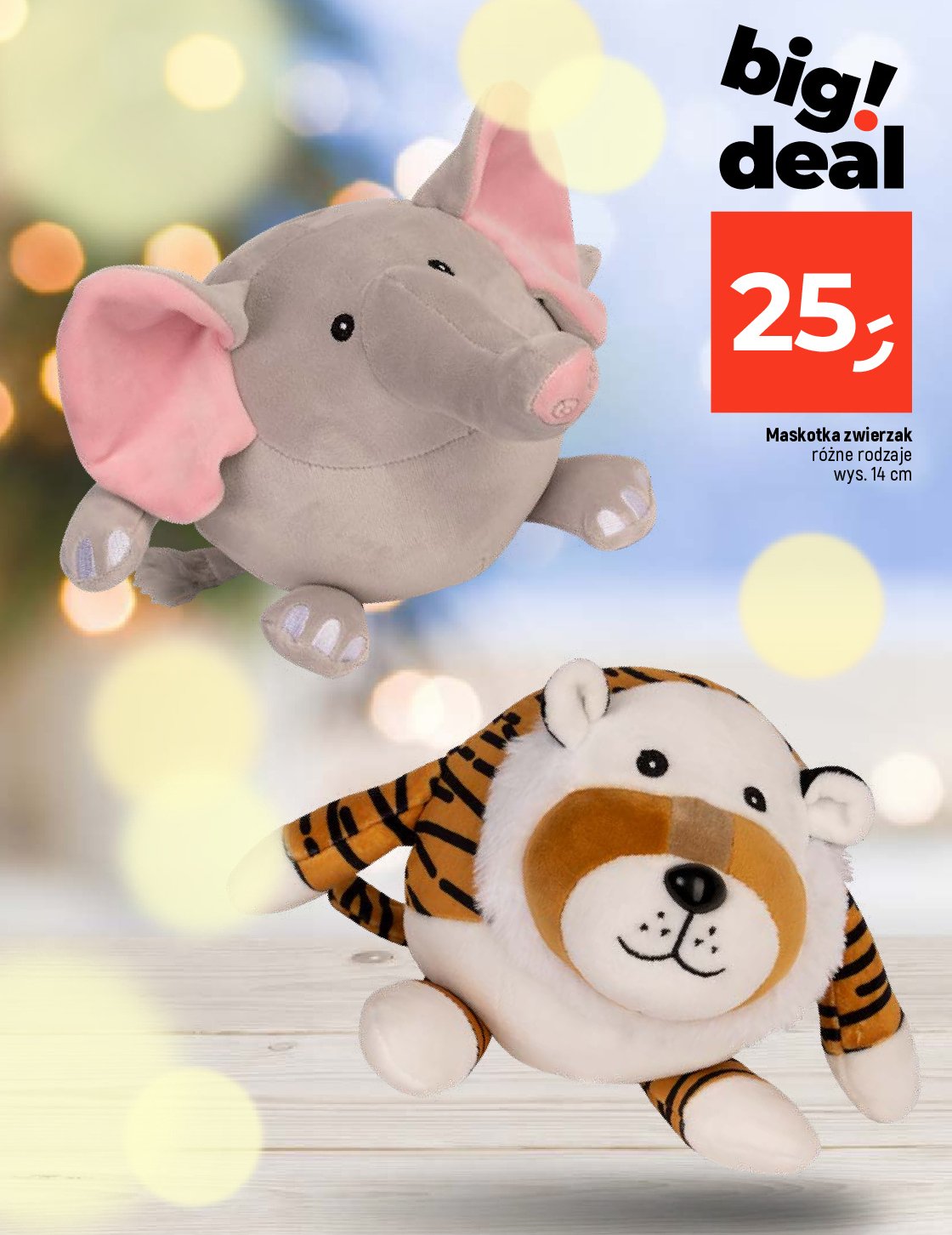 Maskotka tygrys promocja