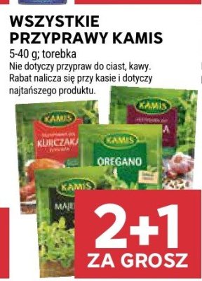 Przyprawy Kamis, różne rodzaje promocja w Stokrotka