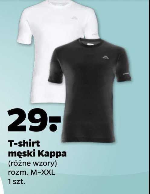 T-shirt męski m-2xl Kappa promocja