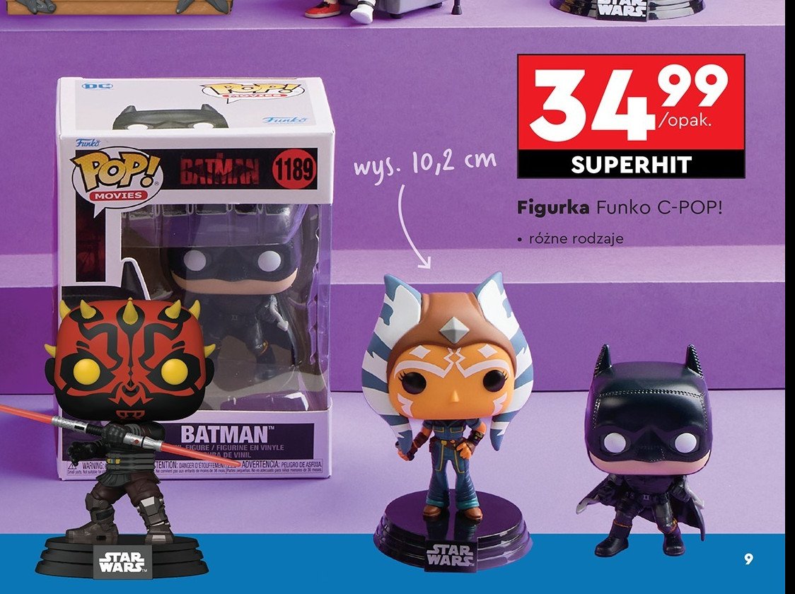 Figurka batman Funko pop! promocja w Biedronka