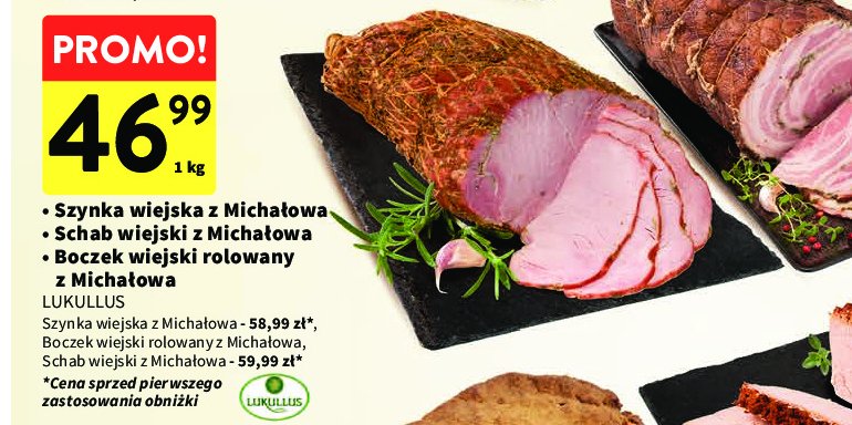 Schab wiejski z micha艂owa Lukullus promocja