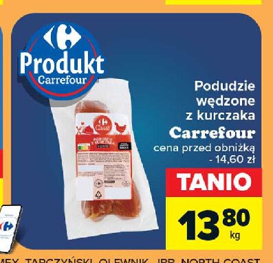 Podudzie z kurczaka wędzone Carrefour promocja