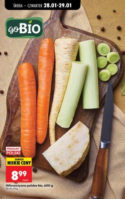 Włoszczyzna polska bio goBio promocja w Biedronka