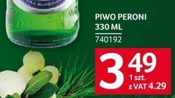 Piwo Peroni 330 ml promocja w Selgros