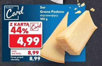 Ser grana padano promocja