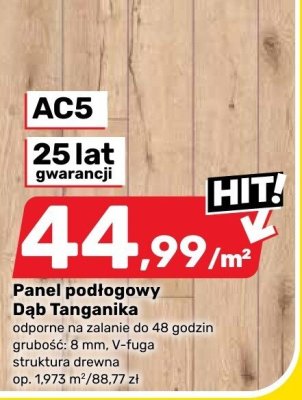 Panel podłogowy Dąb Tanganika Bricomarche promocja w Bricomarche