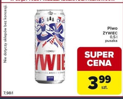 Piwo Żywiec porter promocja w Globi