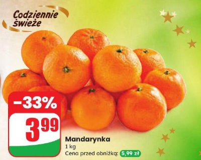 Mandarynka 1 kg promocja w Dino