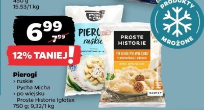 Pierogi ruskie Nasze smaki (Biedronka) promocja w Netto