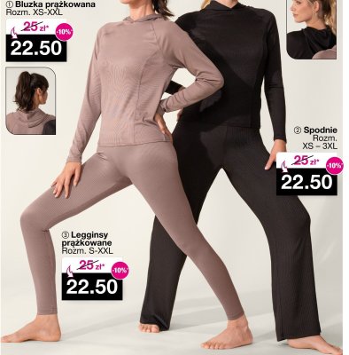 Bluzka prążkowana Athletic X-Press Rozm. XS-XXL promocja w Woolworth