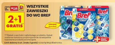 Zawieszki do WC Bref różne rodzaje promocja w Biedronka