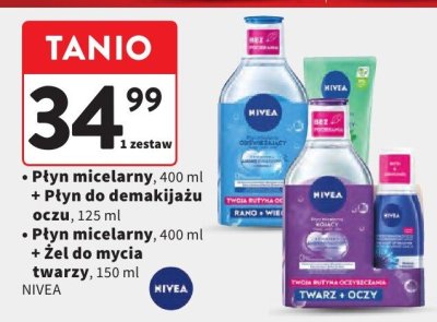 Płyn do demakijażu oczu Nivea promocja w Intermarche