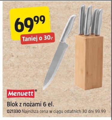 Blok z nożami 6 el. promocja w Jula