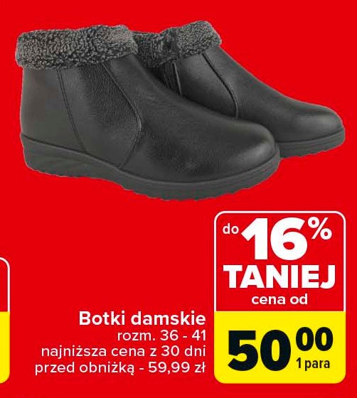 Botki damskie 36-41 promocja