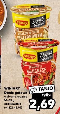 Spaghetti bolognese Winiary danie mm... promocja