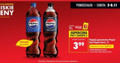 Napój promocja w Biedronka