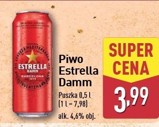 Piwo Estrella damm promocja w Aldi