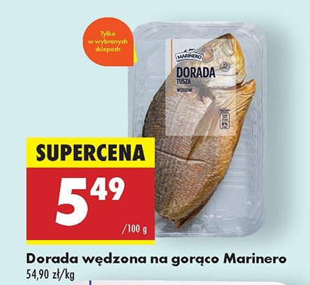 Dorada tusza wędzona na gorąco Marinero promocja w Biedronka