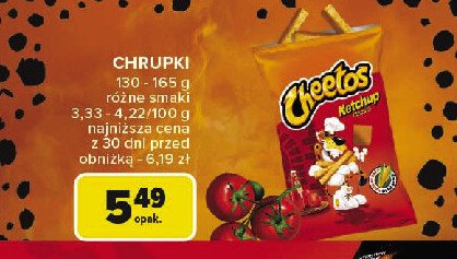 Chrupki ketchup Cheetos promocja w Carrefour
