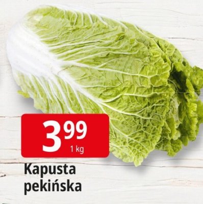 Kapusta pekińska promocja w Leclerc
