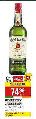 Whiskey Jameson promocja