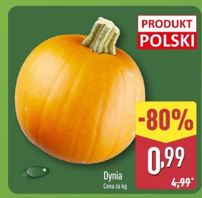 Dynia hokkaido bio Bio organic promocja w Aldi
