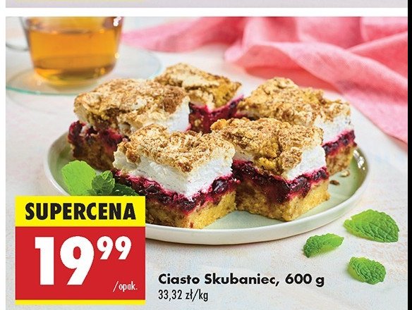Ciasto skubaniec promocja w Biedronka