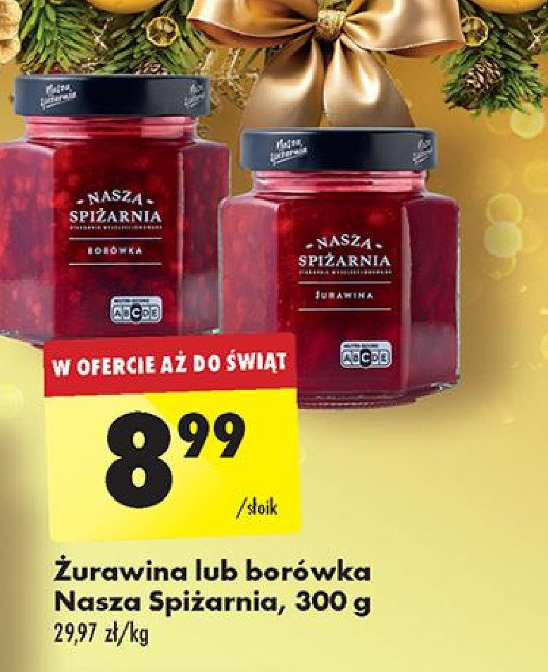 Borówka Nasza spiżarnia promocja w Biedronka