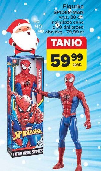 Figurka spider-man promocja w Carrefour