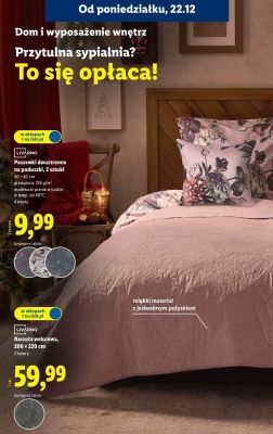 Narzuta welurowa LIVARNO promocja w Lidl