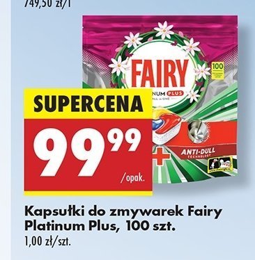 Tabletki do zmywarek lemon Fairy platinum plus promocja