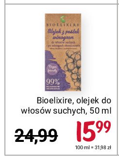 Olejek z pestek winogron Bioelixire promocja