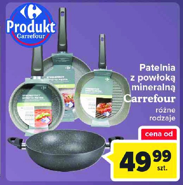 Patelnia 28 cm. Carrefour promocja w Carrefour