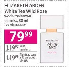 Woda toaletowa Elizabeth arden white tea wild rose promocja