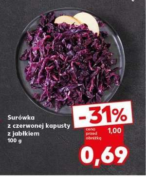 Surówka z czerwonej kapusty z jabłkiem promocja