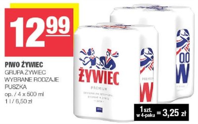 Piwo Żywiec promocja w SPAR