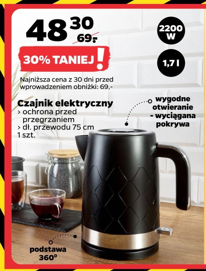 Czajnik elektryczny 2200 w promocja