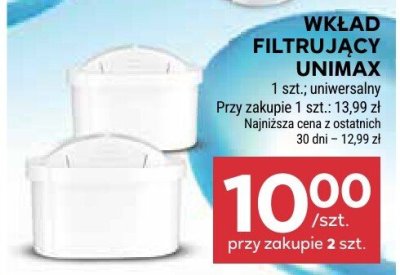 Wkład filtrujący Unimax promocja w Stokrotka